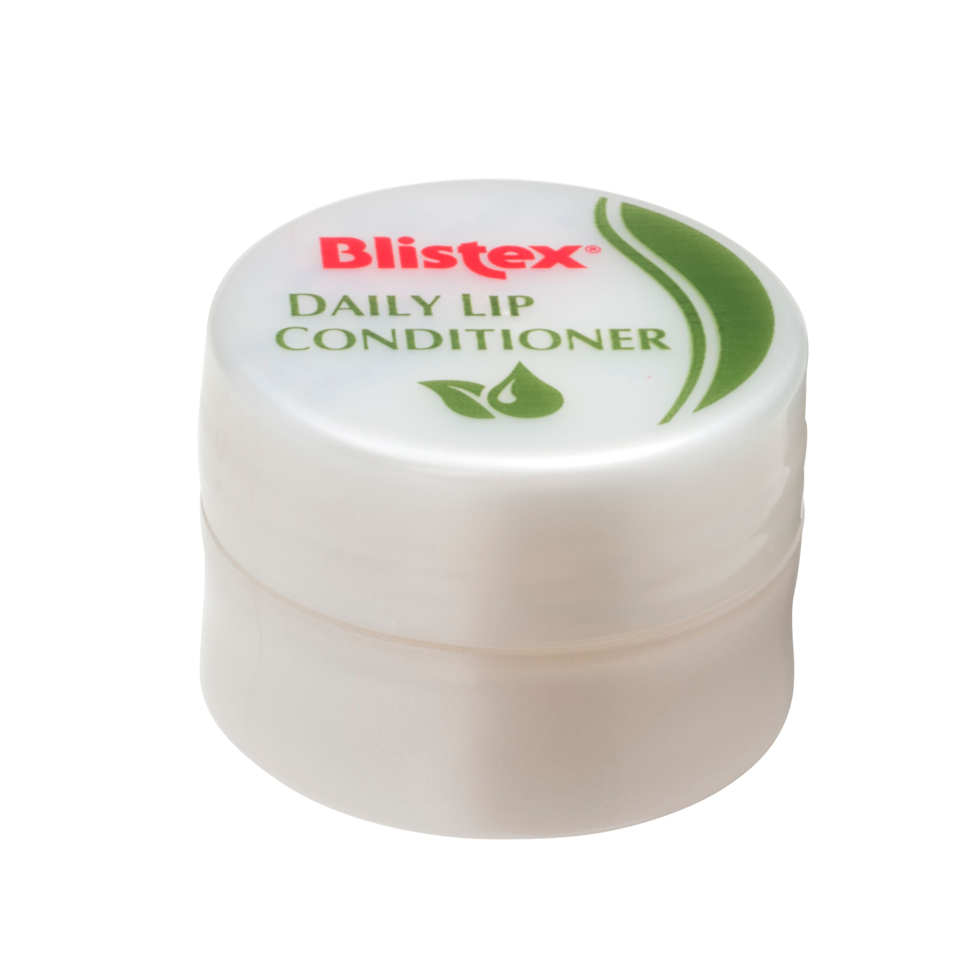 Blistex Lipverzorging lipconditioner potje with 7ml of nourishing lip balm in a small, white container.
