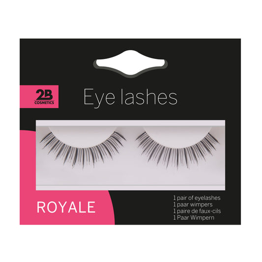 2B Royale 2.00 makeup eyelashes, natural-looking false lashes in packaging, designed for enhanced eye beauty.