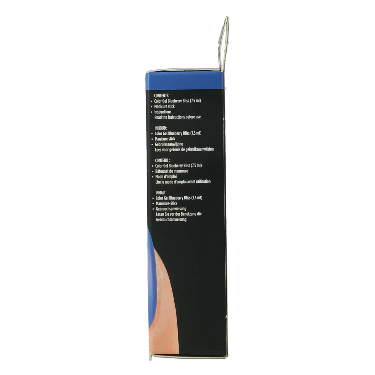 Sensista Color Gel in Blueberry Bliss, 7.50ml, vibrant makeup gel with rich blue hue for creative beauty looks.