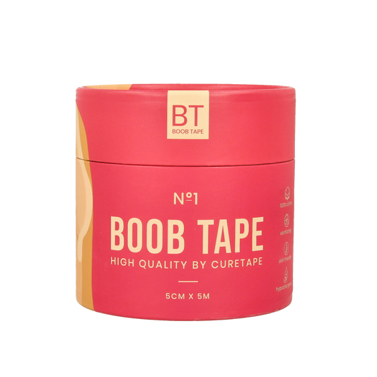 Cure Tape Boobtape no 1 incl. nipple covers 5cm x 5m beige 1.00 Stuks
