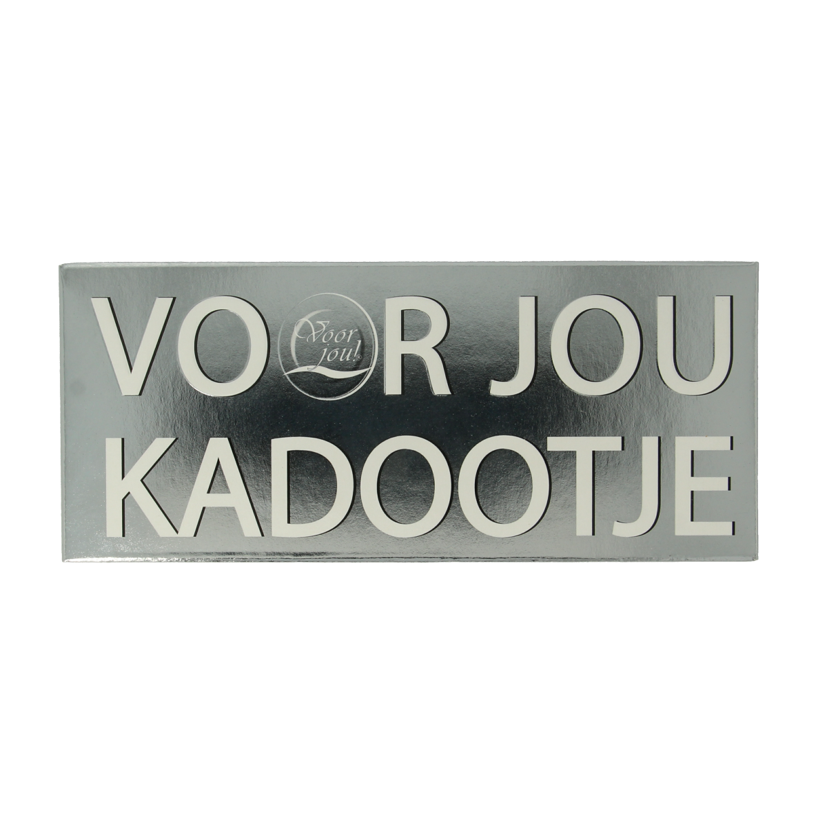 Voor Jou! Wensreep chocolade cadeaureep, 70g, with colorful wrapper and festive design, perfect for gifting or enjoying.