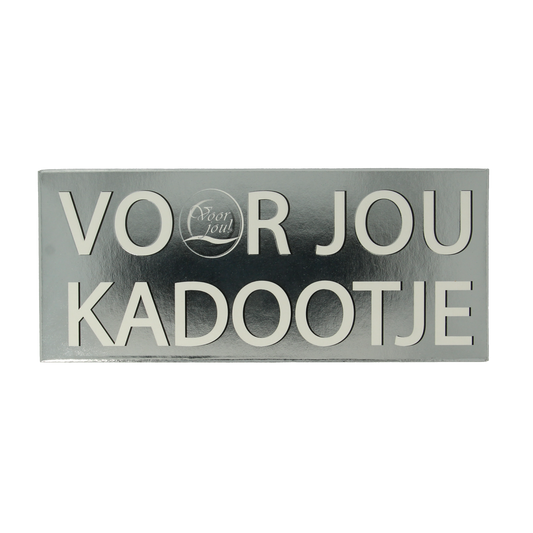 Voor Jou! Wensreep chocolade cadeaureep, 70g, with colorful wrapper and festive design, perfect for gifting or enjoying.