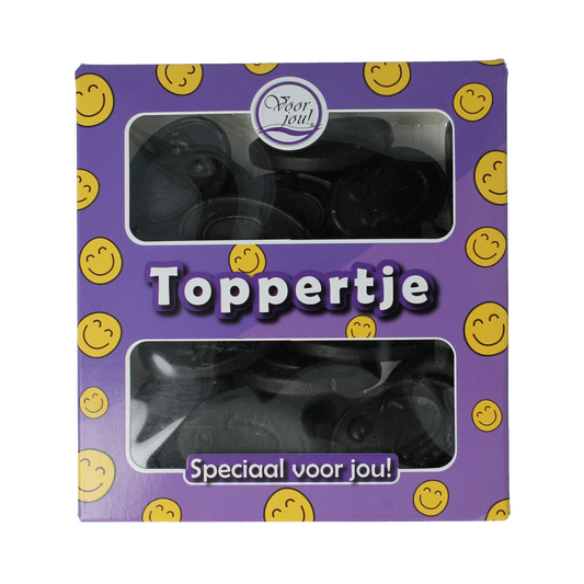 Voor Jou! Toppertje snoepgoed in 170g package, colorful assorted candies with bright packaging and vibrant appearance.