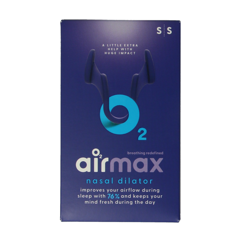 Airmax small nasal care and inhalation set with two pieces, featuring nasal spray and inhaler for nasal hygiene and relief.