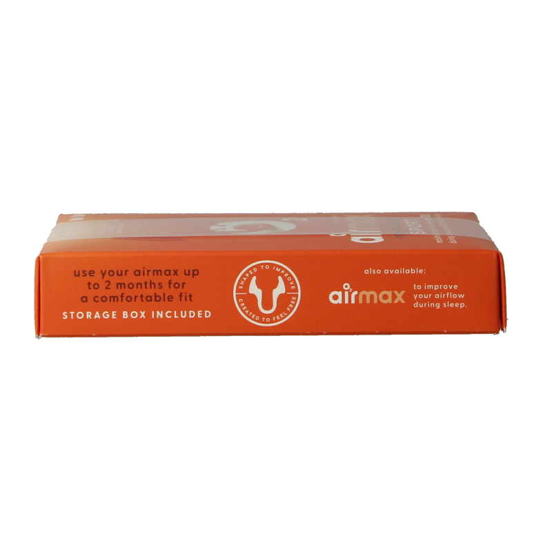 Two Airmax Sporters medium nasal care and inhalation devices, showing their compact design for nasal health and breathing relief.