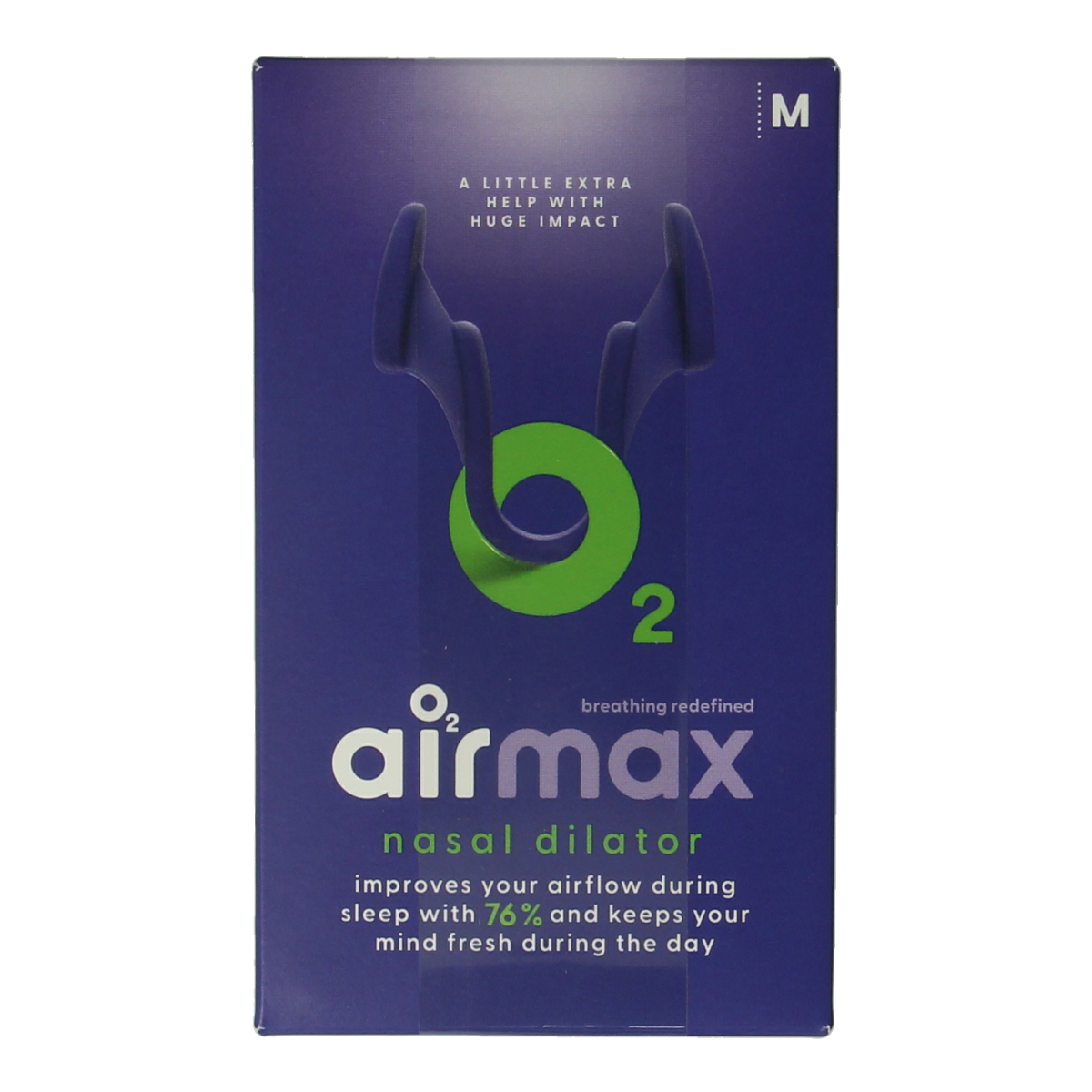 Airmax Snurkers medium for nasal care and inhalation, shown in packaging with clear product branding.