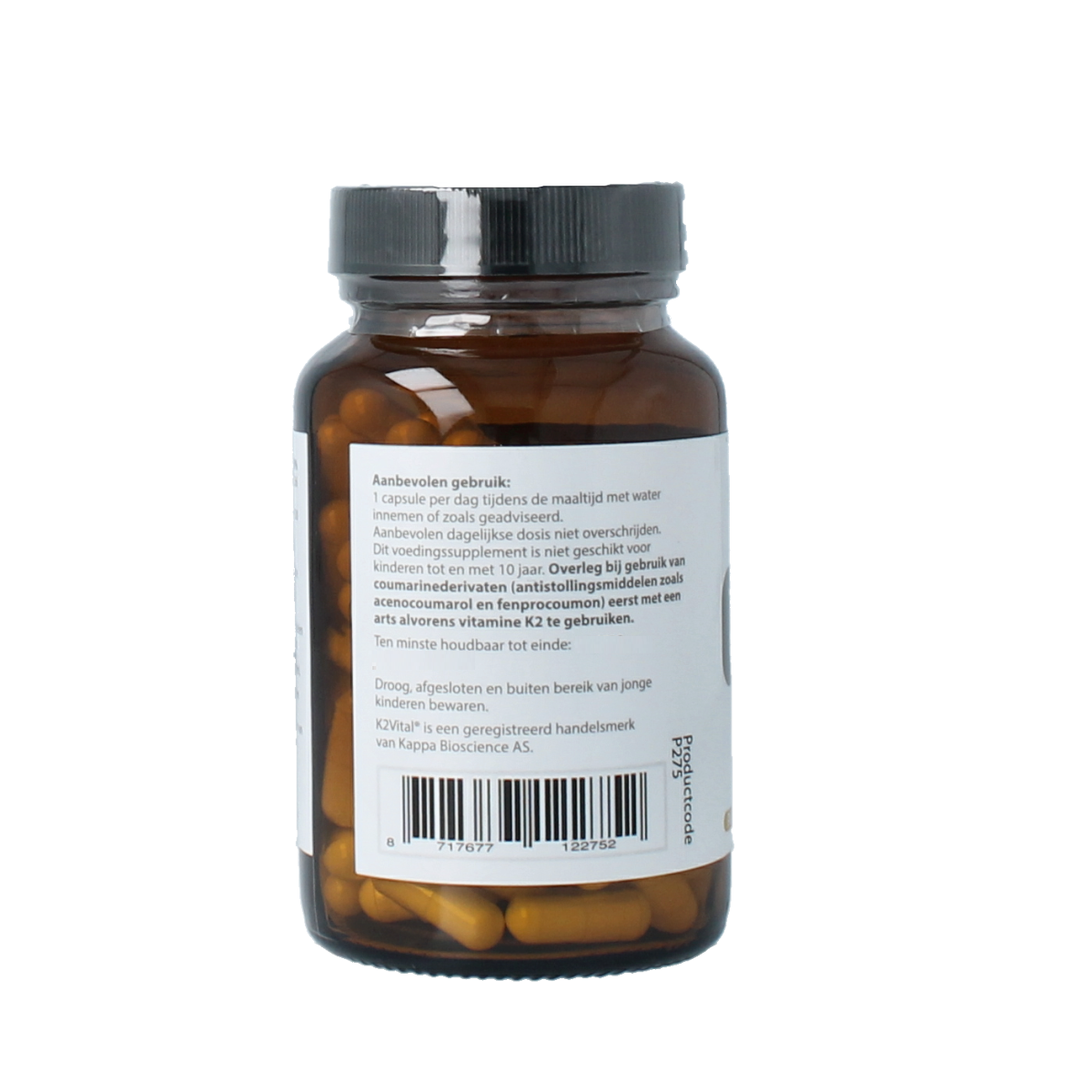 Proviform Vitamin K2 200mcg and D3 75mcg vegetarian capsules, supplement for bone and immune health.