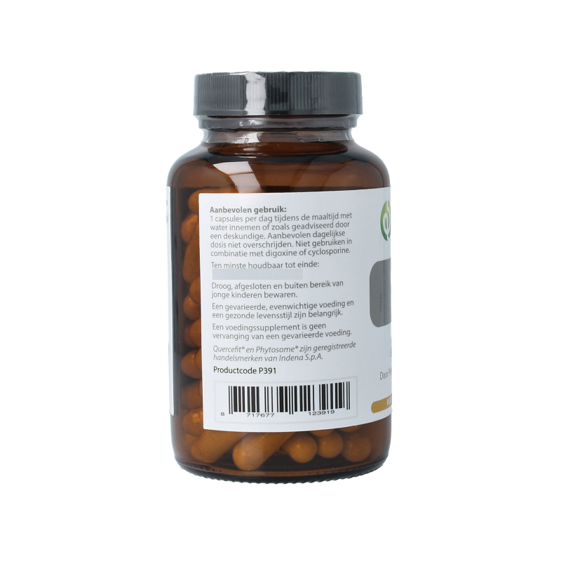Proviform Vitamine C & Quercetine phyto vegetarian capsules, 90-count, dietary supplement for immune support.