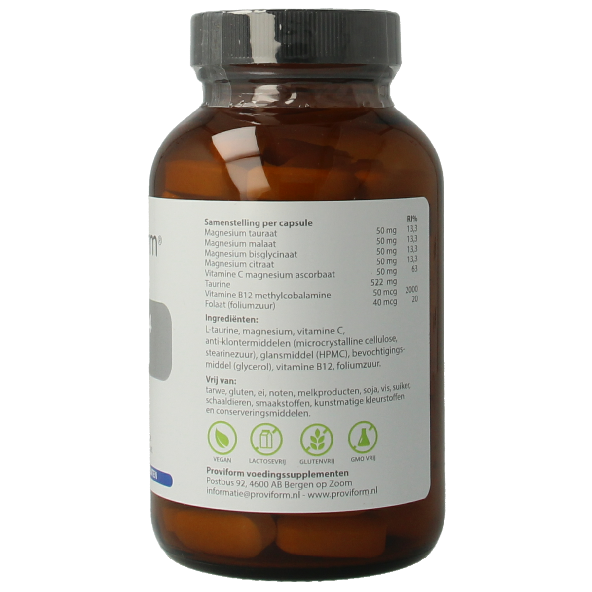 Proviform Magnesium 4 Complex mineral supplement tablets, showing 90 magnesium complex tablets in a blister pack.
