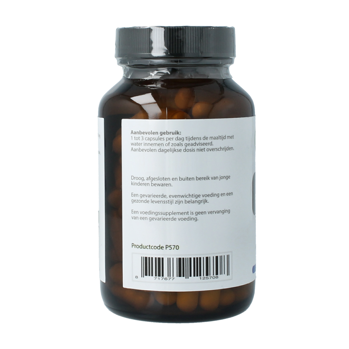 Proviform Magnesium Bisglycinaat 400 vegetarian capsules in a bottle, dietary supplement for muscle and nerve health.