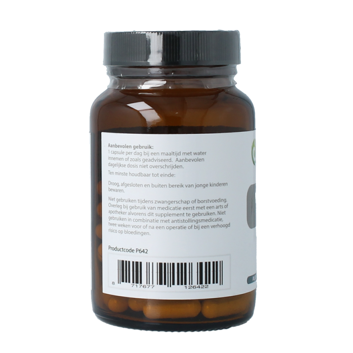 Proviform Nattokinase 100mg vegetarian capsules, dietary supplement with 2000 FU, displayed in a bottle.