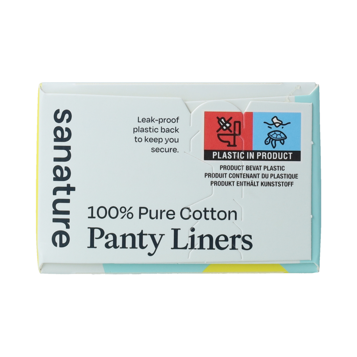 Sanature Inlegkruisjes super, women’s panty liners, pack of 20, soft and absorbent feminine hygiene product.