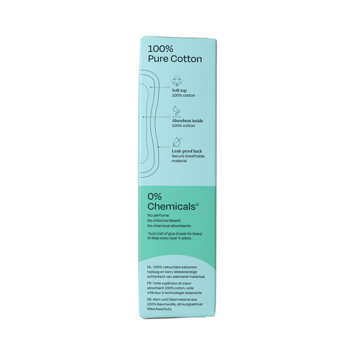 Sanature Inlegkruisjes super, 20 pack, feminine incontinence pads for women, with discreet, soft material for comfort