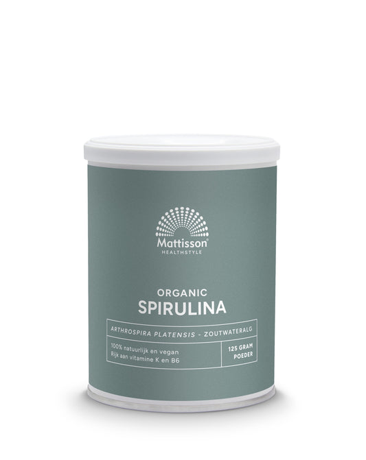 Mattisson Spirulina poeder bio 125.00 Gram