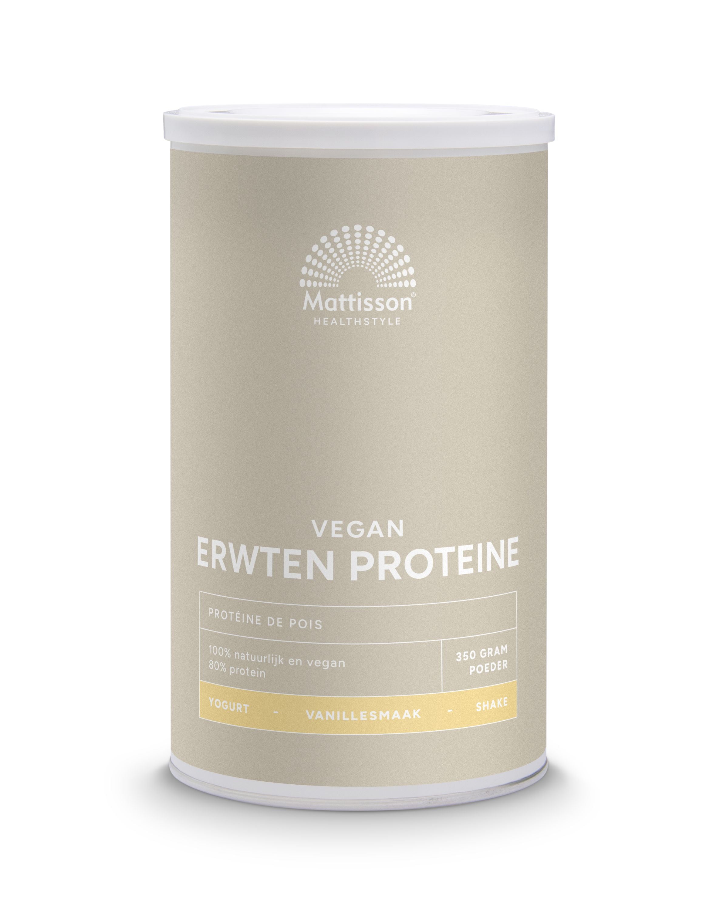 Mattisson Absolute erwten proteine vanille vegan 350.00 Gram