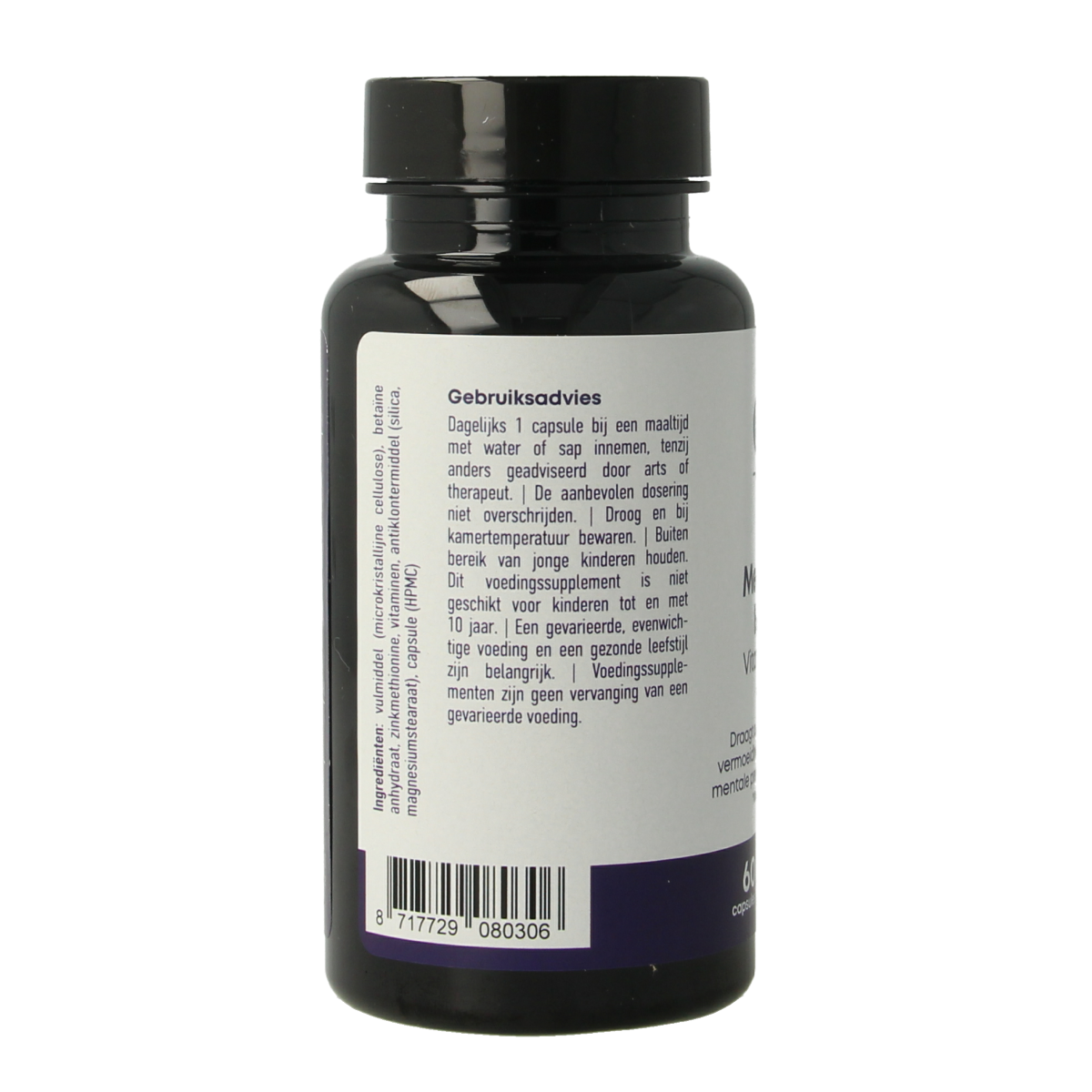 CellCare Methylatie Pro Essentials multivitamin capsules, 60-count, dietary supplement with methylation support.