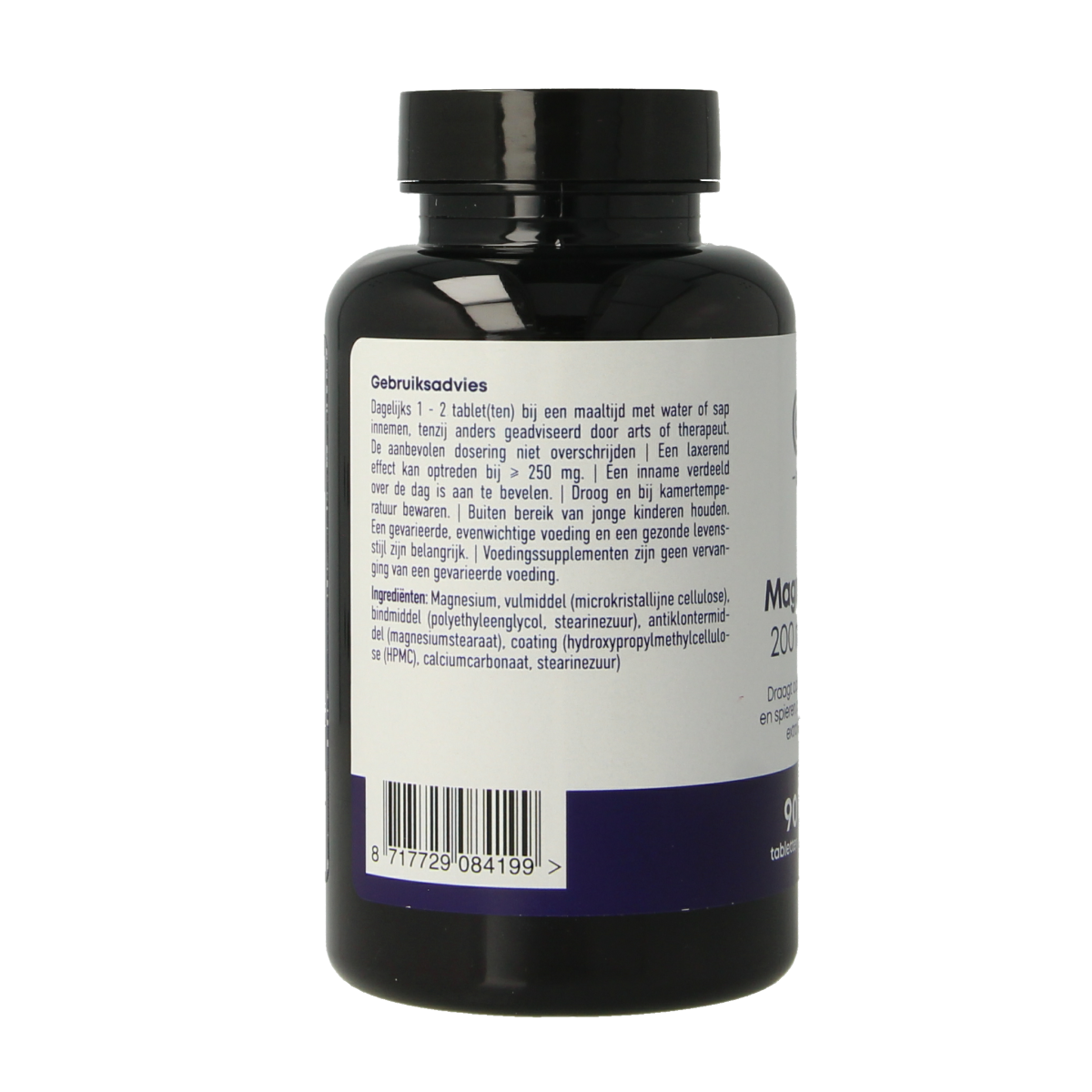 CellCare Magnesium 200mg tablets, mineral supplement, showing 90 tablets in a blister pack.