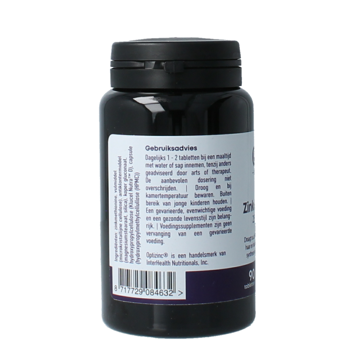 CellCare Zink L-methionine mineral tablets bottle, 90 count, with zinc and L-methionine supplement capsules.