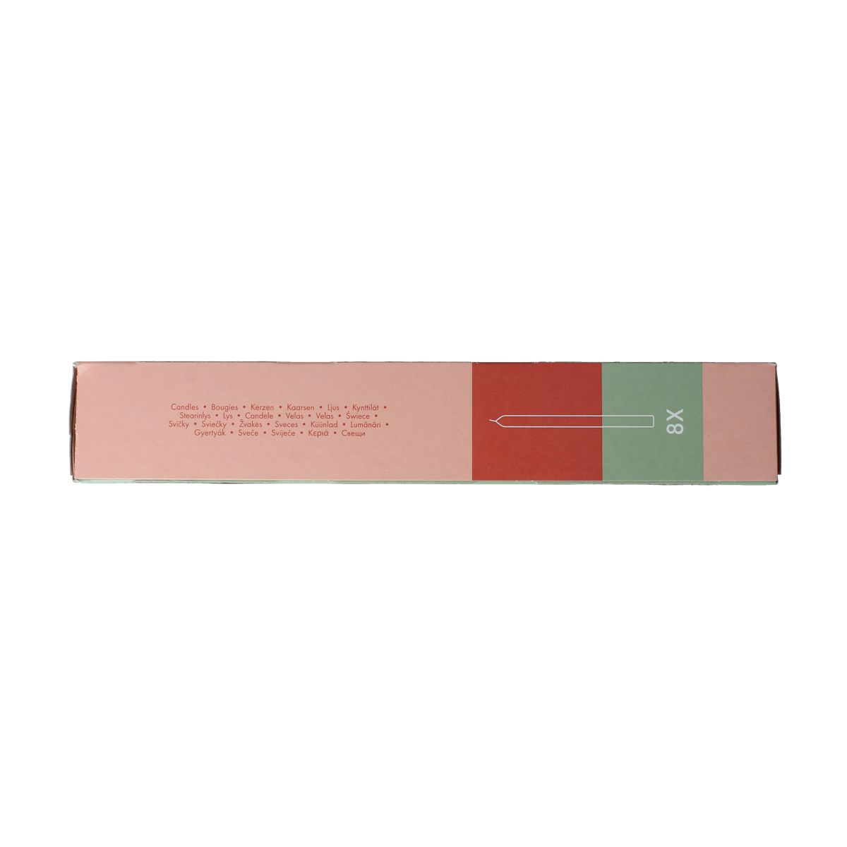 Set of 8 Bolsius Dinerkaarsen 230/20 soft pearl candles, elegant and long-lasting for dinner occasions