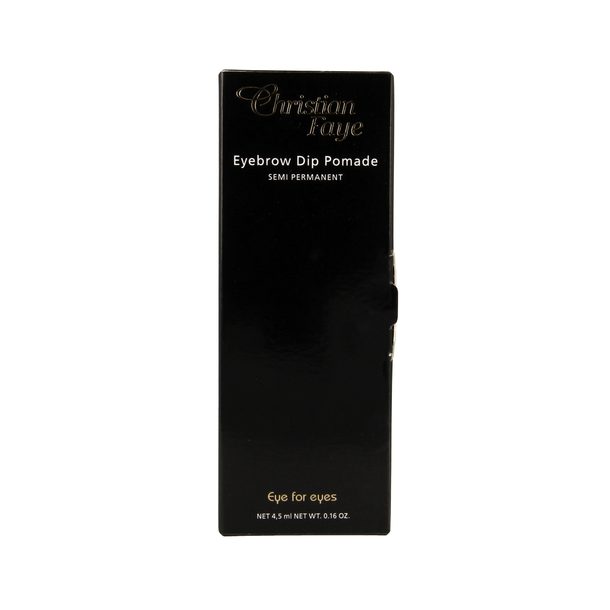 Christian Faye eyebrow dip pomade in taupe, 4.5ml, makeup product for defining and filling eyebrows.