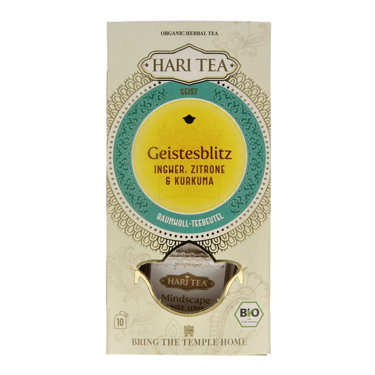 Hari Tea Ginger lemon & tumeric mindscape ginger bio 10.00 Stuks