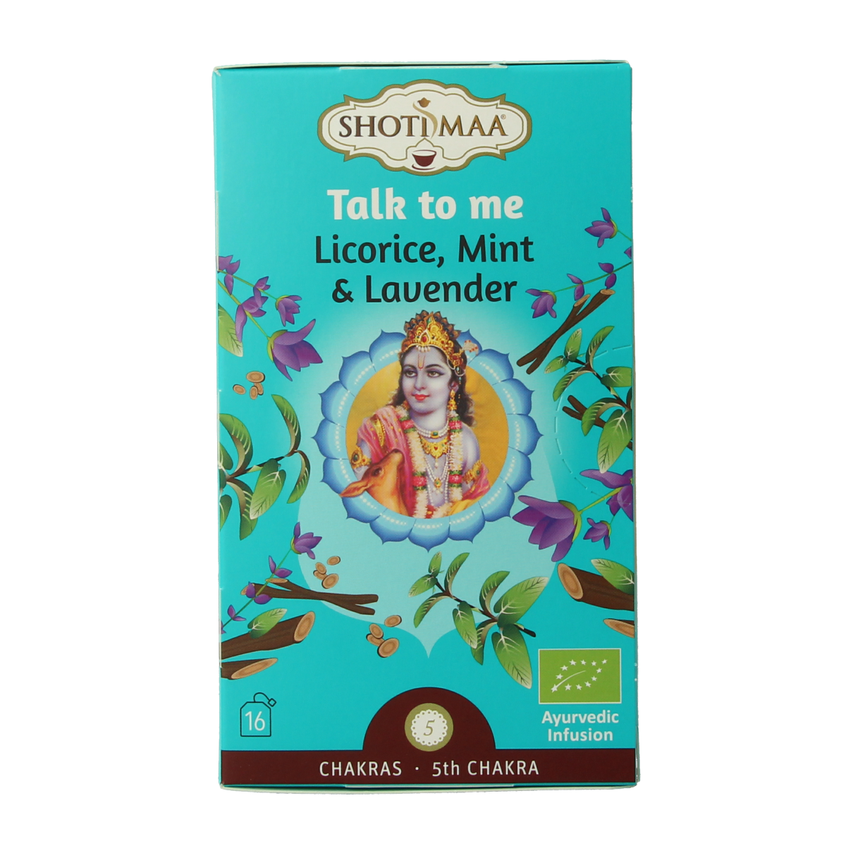 Shoti Maa Talk to Me bio coffee and tea sachets, 16-pack, organic herbal tea and coffee blends in individual sachets.