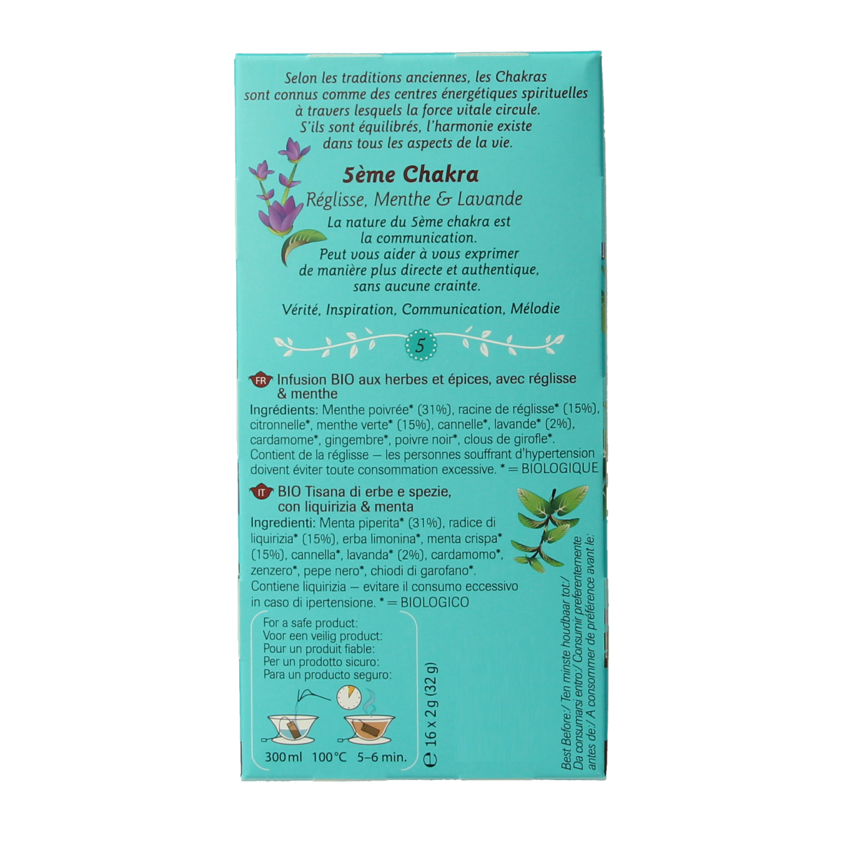 Shoti Maa Talk to me bio coffee and tea mix in 16-gram sachets, natural organic blend, shown in a close-up image.
