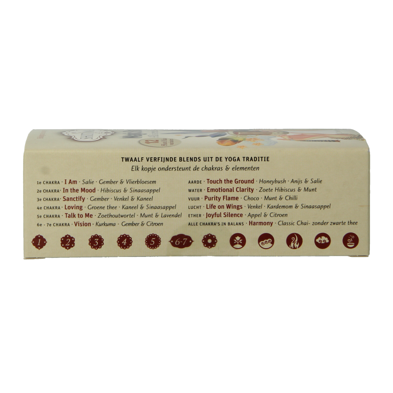 Shoti Maa Magic Box bio 12 tea and coffee sachets, featuring colorful packaging with herbal and caffeinated beverage options.