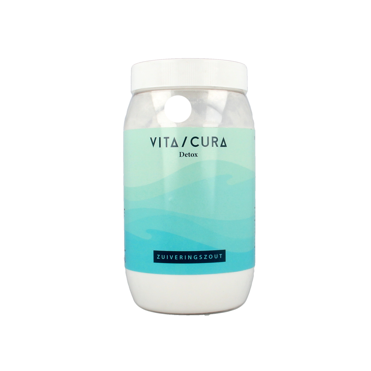 Vitacura bad en douche zuiveringszout 1 kilogram box, natural cleaning and bath product with brand label visible