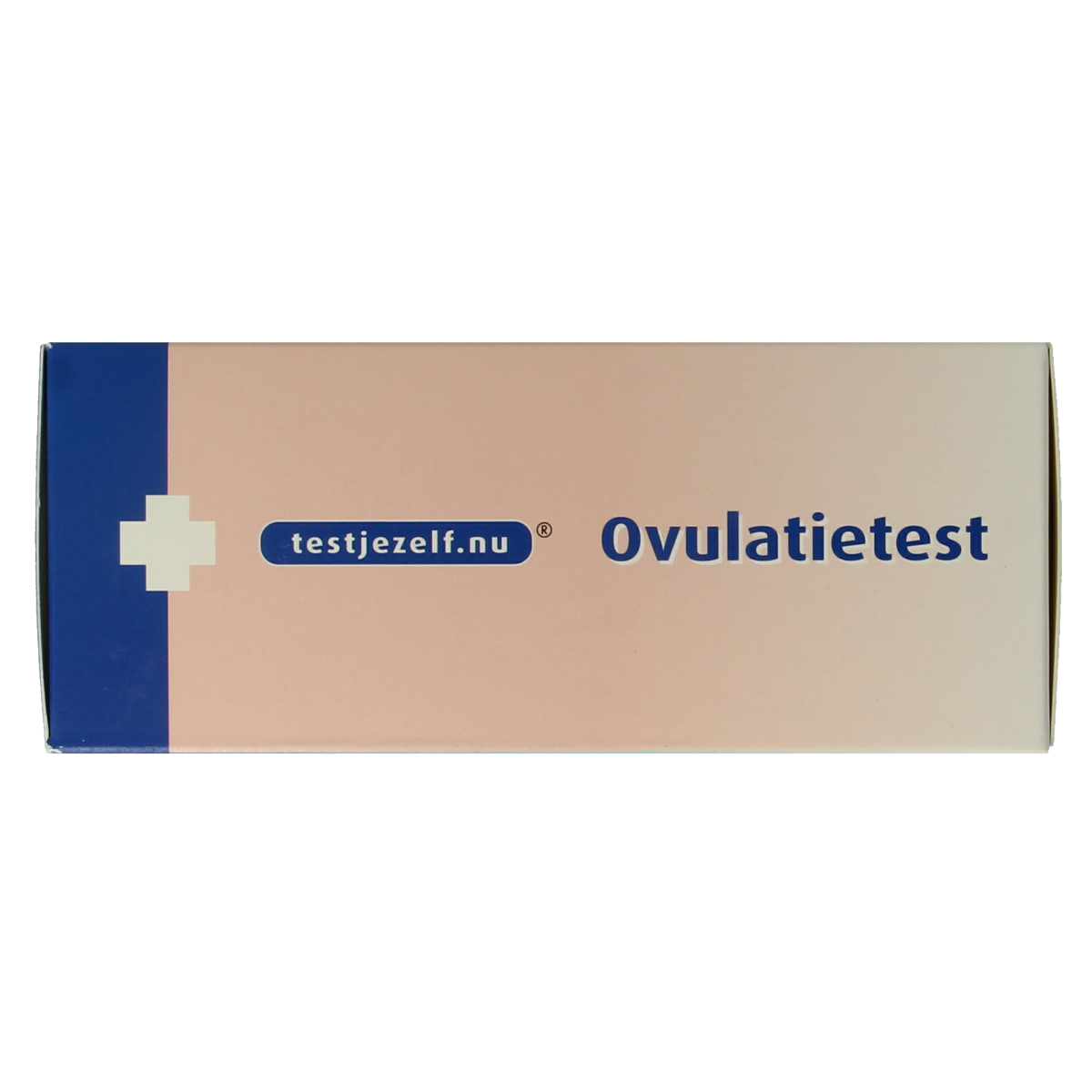 Testjezelf.nu ovulation test cassette pack with 7 self-testing kits for detecting ovulation hormone levels.