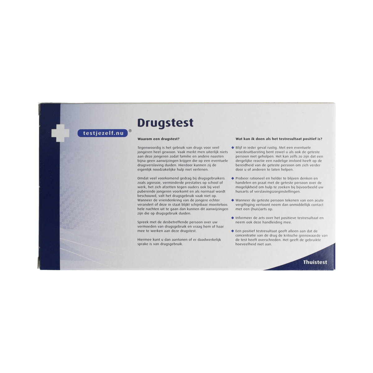Testjezelf.nu amfetamine drugstest kit with 3 self-testing strips for speed detection, designed for accurate home drug testing.