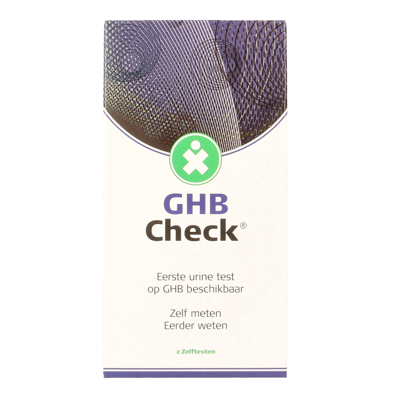 Testjezelf.nu GHB test kit with 2 self-test strips for quick and easy GHB detection.