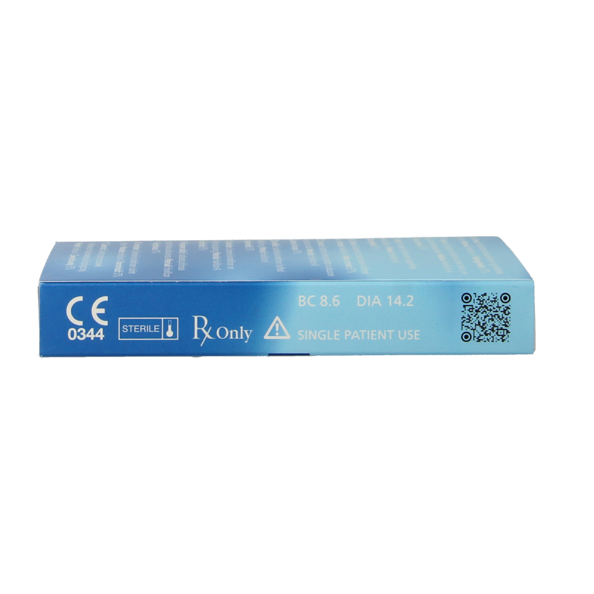 Unicare contact lenses -1.75 prescription, 6-pack of soft optical lenses, stored in a box with lens case and packaging details.