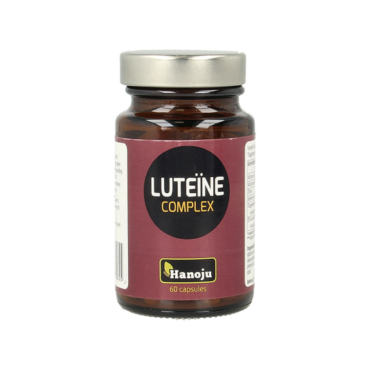 Hanoju luteine complex capsules with Tagetes erecta extract, 60 herbal supplement capsules for eye health.