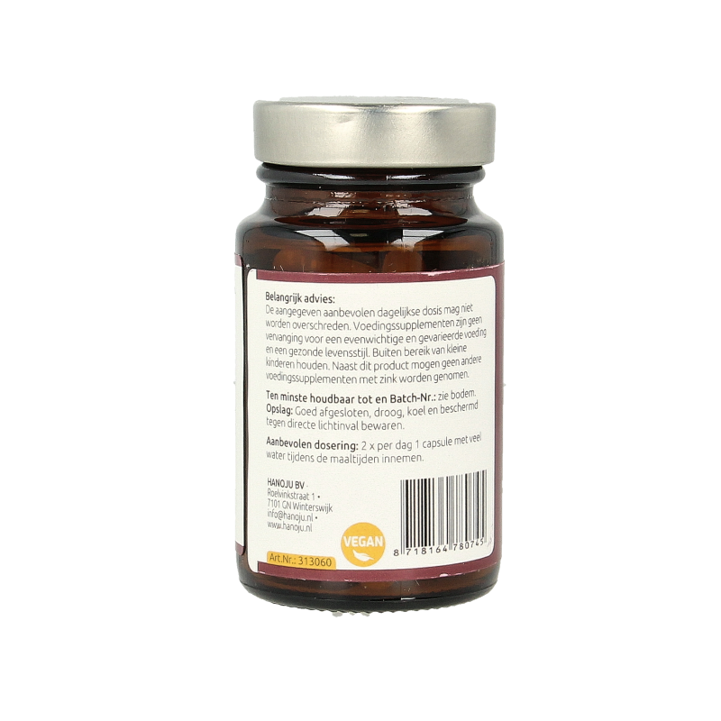 Hanoju Luteine complex capsules with Tagetes Erecta, herbal supplement for eye health, 60 capsules.