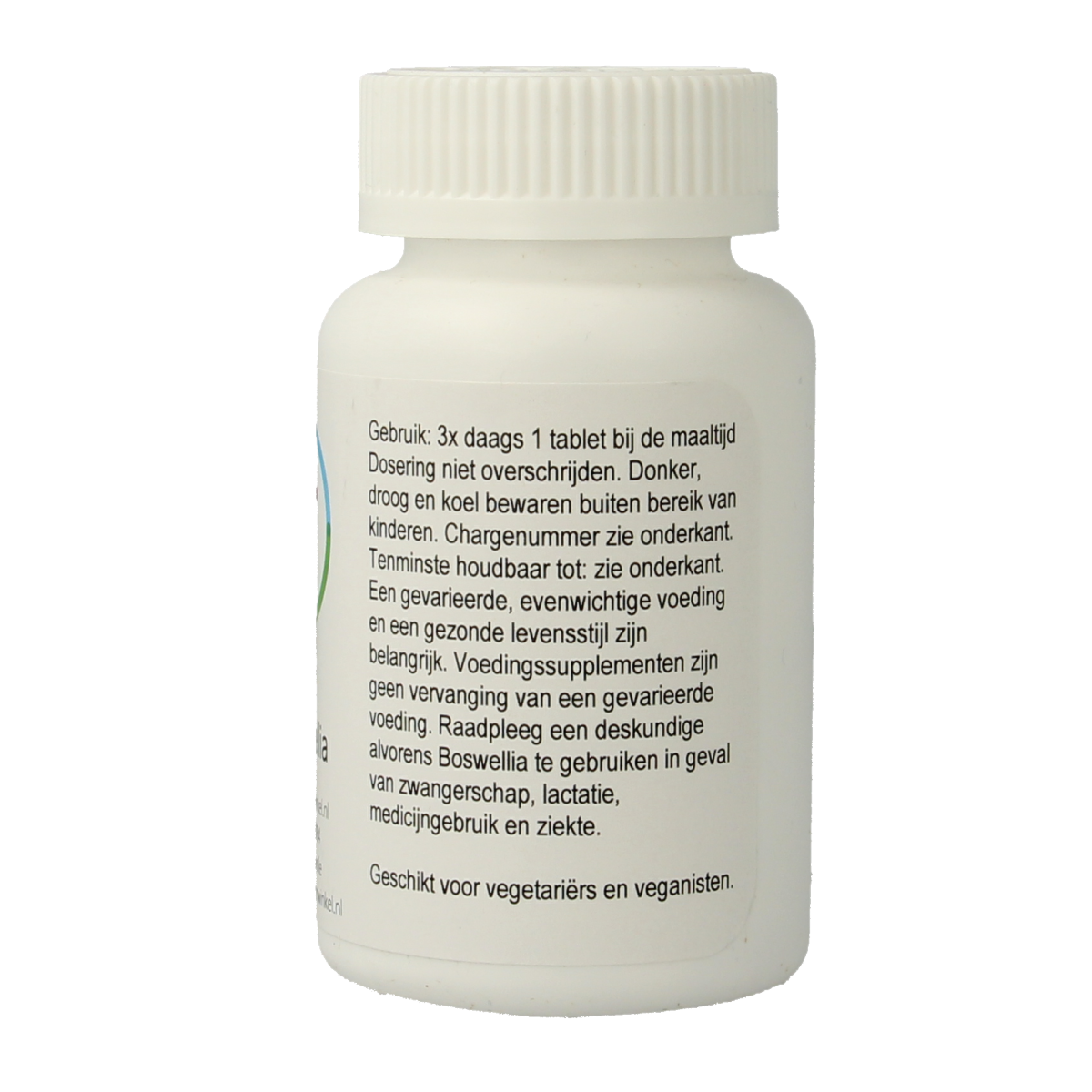 Therapeutenwinkel Boswellia+ herbal supplement in a bottle of 60 tablets, natural herbal remedy for joint support.