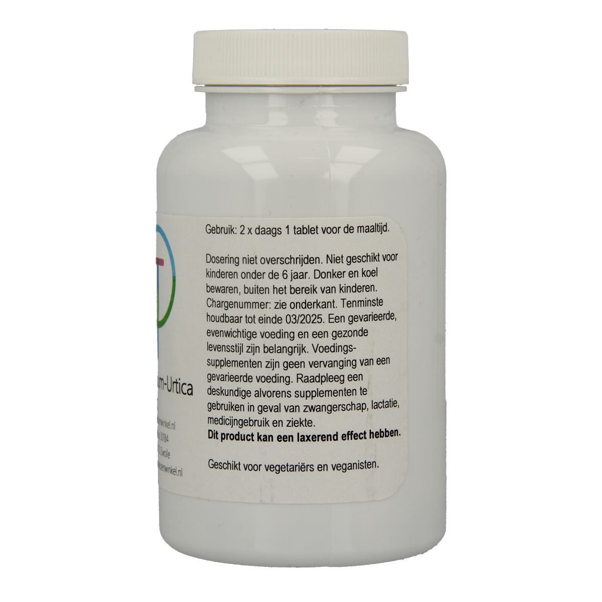 Therapeutenwinkel Magnesium Urica 110 tablets in a bottle, natural mineral supplement for muscle and nerve support.
