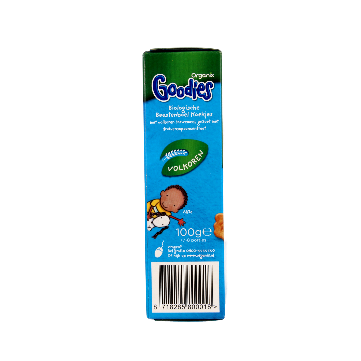 Organic baby and toddler animal-shaped cookies by Organix Goodies, 100g, suitable for babies and toddlers.