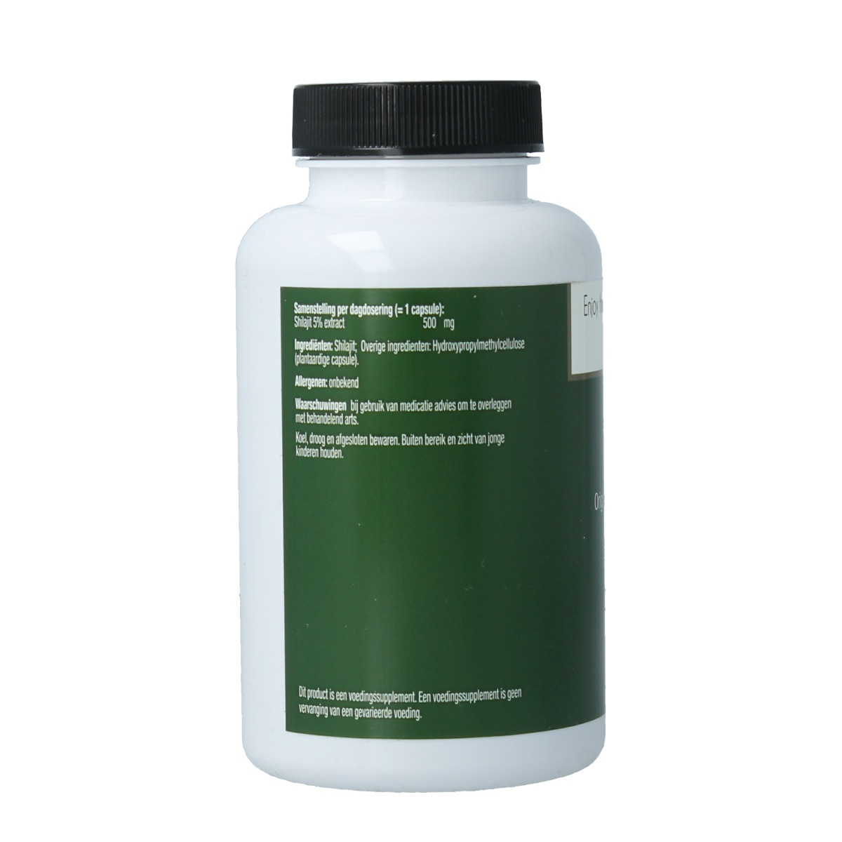 Dr. Miracle Shilajit capsules, herbal supplement in a bottle with 60 capsules, natural Kruidenpreparaten product.