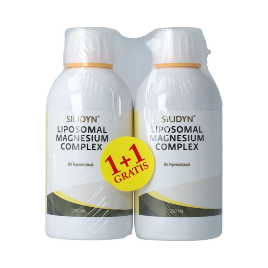 Silidyn Liposomal Magnesium supplement bottle, 250ml, mineral supplement for supporting muscle and nerve health.