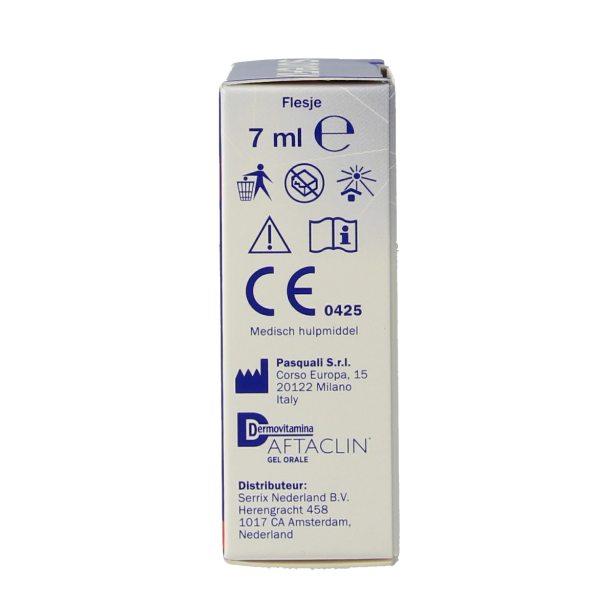 SoreFix Aften Plus gel in a 7ml tube, oral sore relief product from SoreFix for mouth comfort and healing.