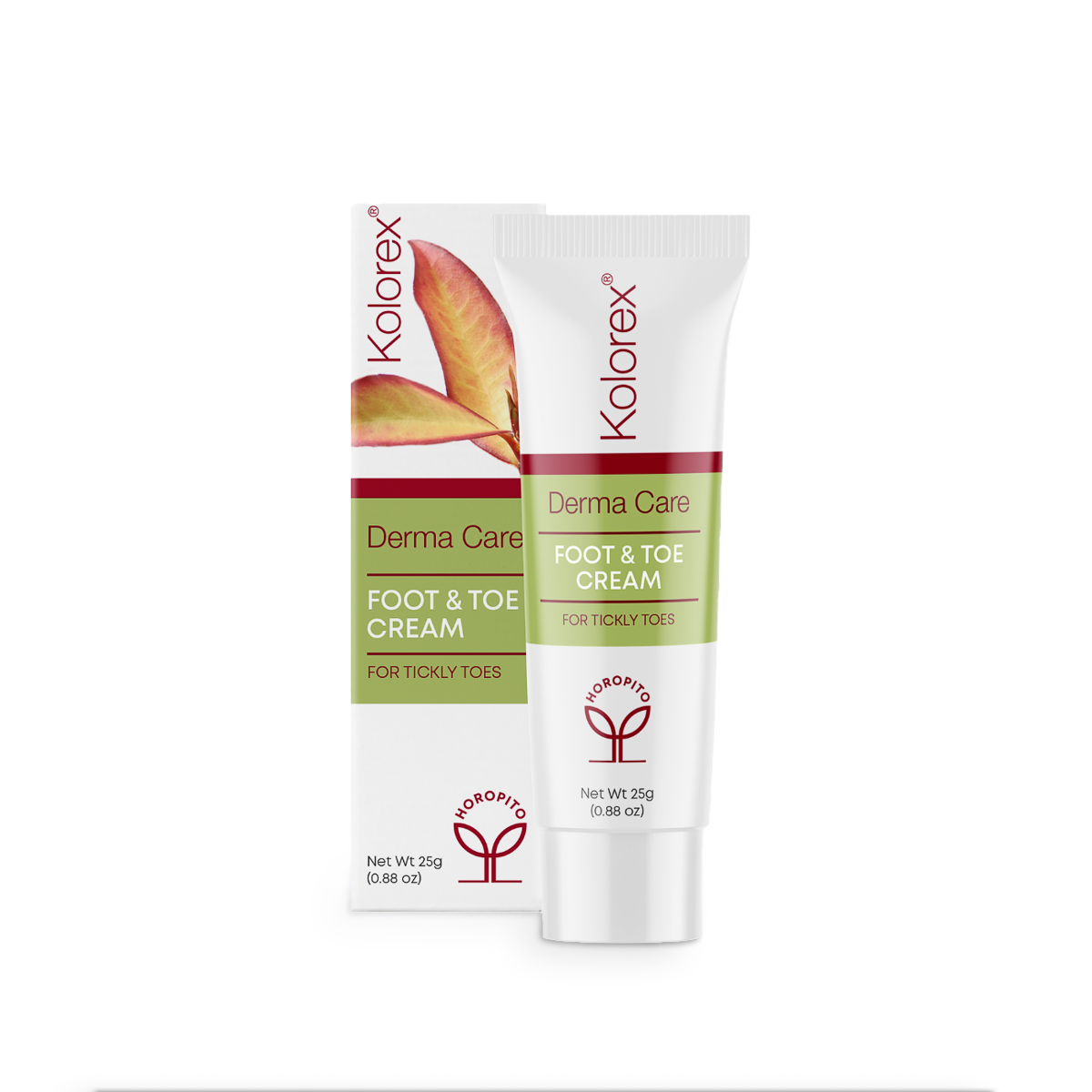 Kolorex Foot & Toe Cream, 25g, foot care product with natural ingredients for healthy skin and moisture.
