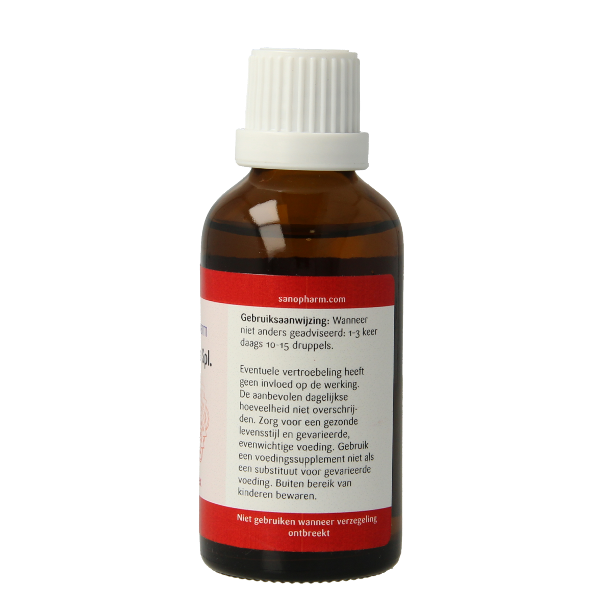 SanoPharm Berberis Sanoplex herbal preparation in 50ml bottle, featuring a label with product details and branding.