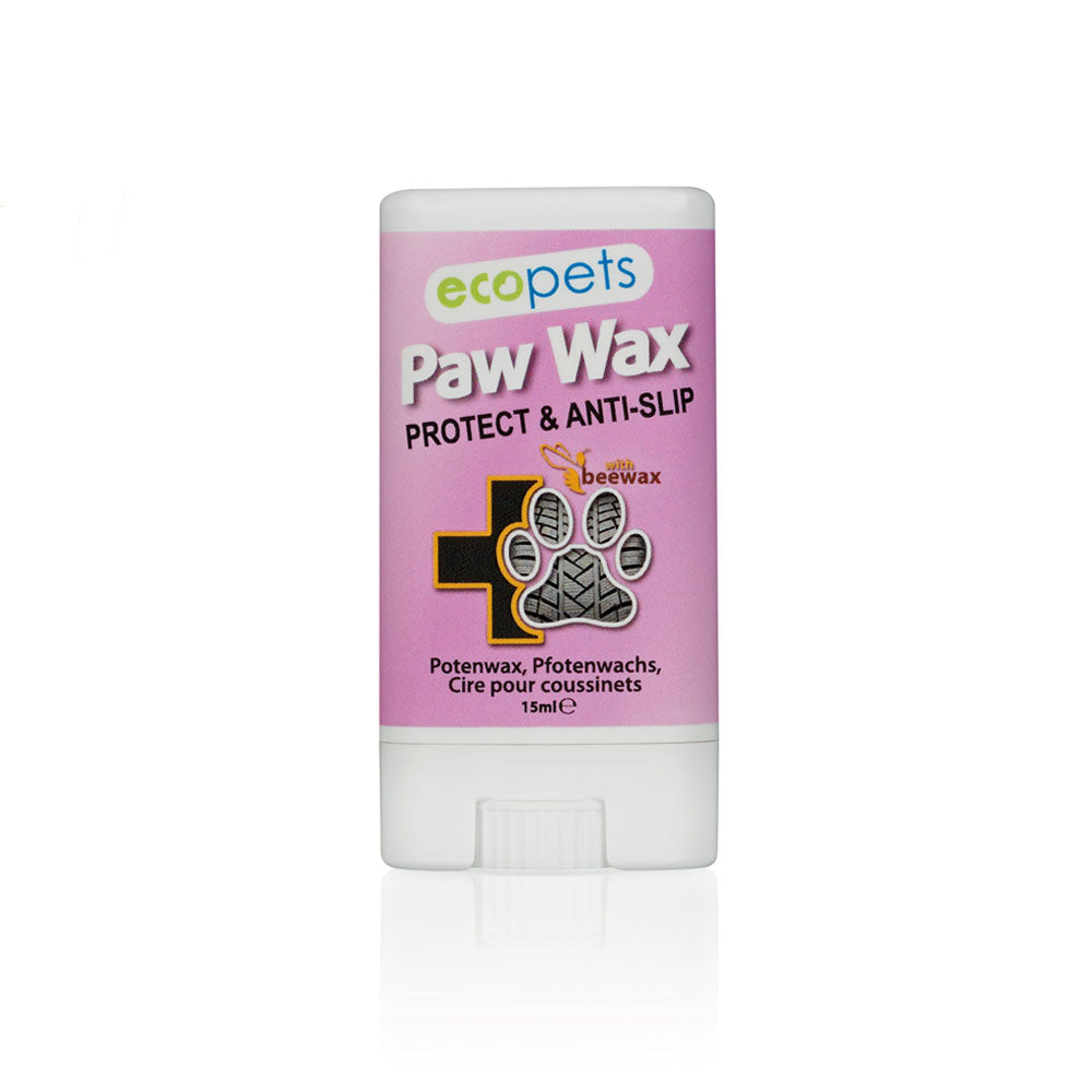 Ecopets Potenwas push-up stick for animal care, 15 ml, natural pet paw treatment in a small tube.