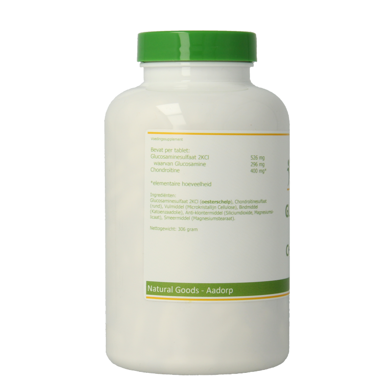 Elvitum Glucosamine Chondroitine mineral supplement tablets in a bottle, designed to support joint health and mobility.