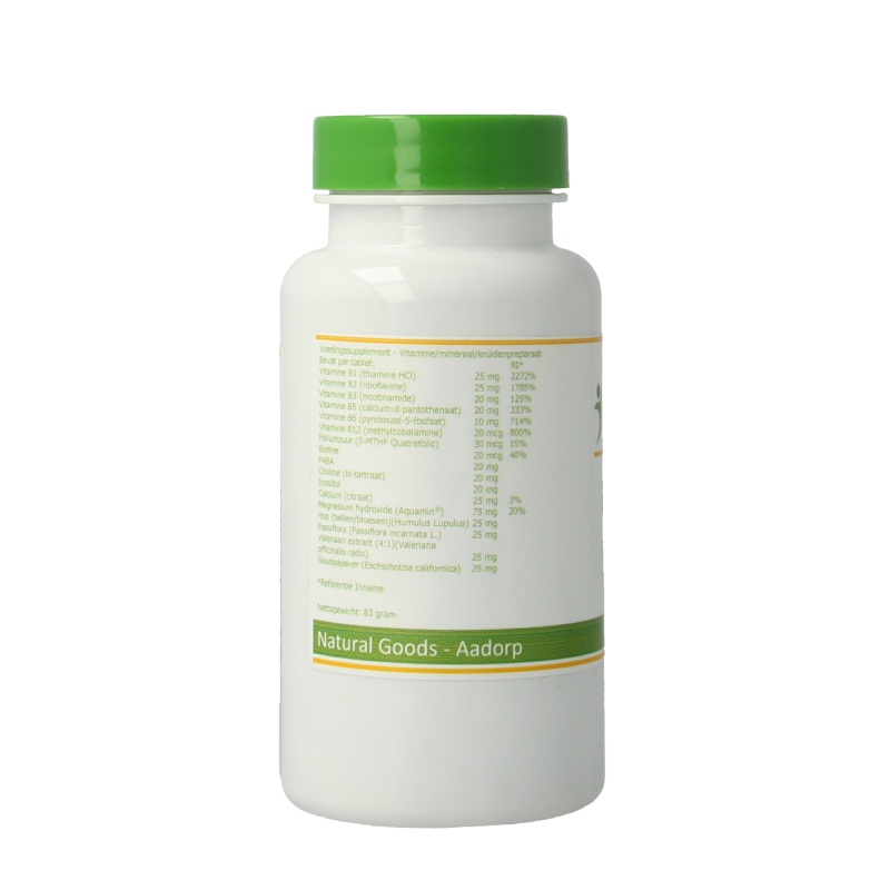 Elvitum B-Stress Complex multivitamin tablets in a blister pack, containing 90 tablets for stress support and overall wellness.