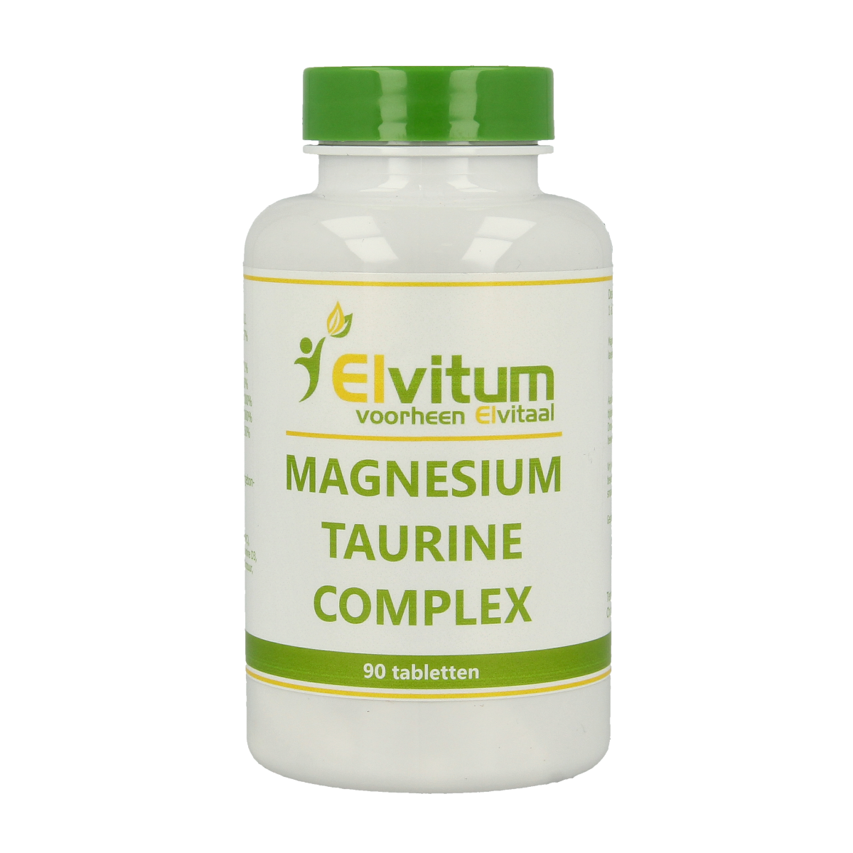 Elvitum Magnesium Taurine complex 90 tablets, mineral multivitamin supplement with magnesium and taurine, in blister pack.