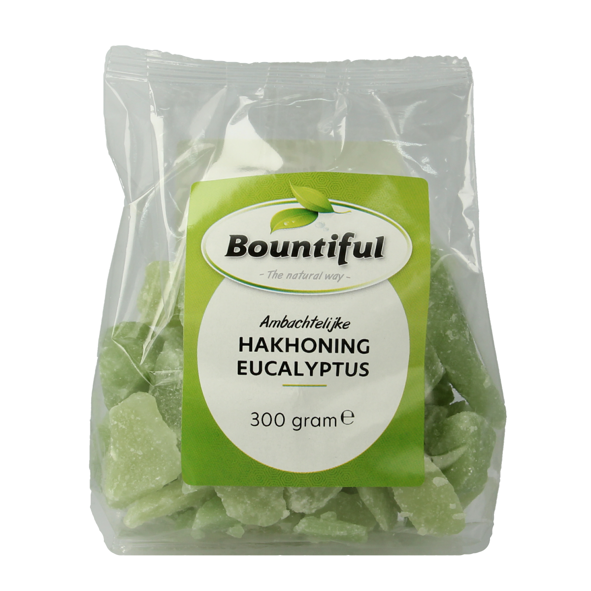 Bountiful honing eucalyptus 300g, fresh green leaves with aromatic scent, used for culinary or medicinal purposes.