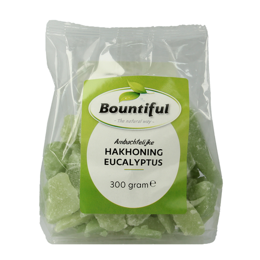 Bountiful honing eucalyptus 300g, fresh green leaves with aromatic scent, used for culinary or medicinal purposes.