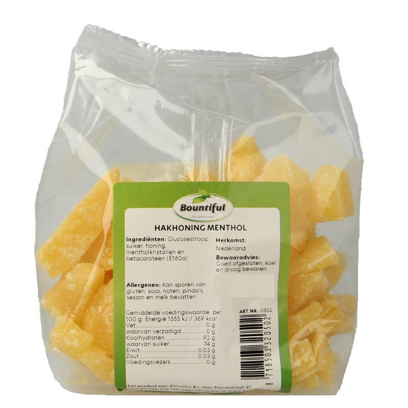 Bountiful Bountiful Hakhoning menthol honing block, 300 grams, with a textured surface and menthol scent.